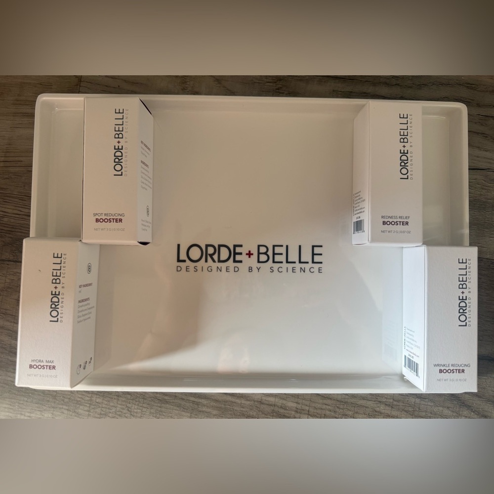 Lorde + Belle booster set with tray